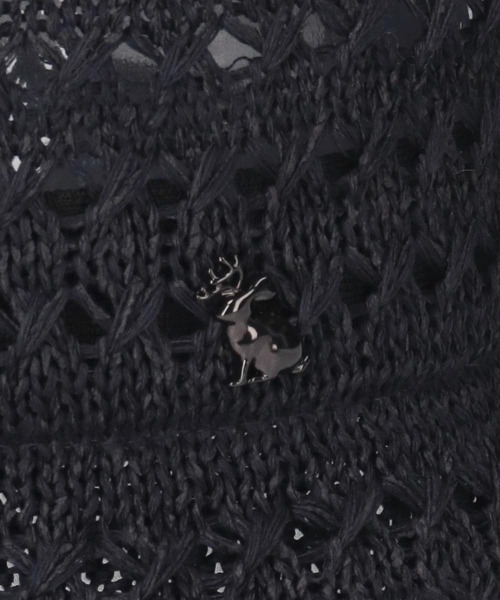 arth(アース)の「arth Cable Mesh Thermo Bucket / アース(ハット・レディース・ネイビー/ホワイト/グリーン・M/57.5cm)」の16枚目の写真