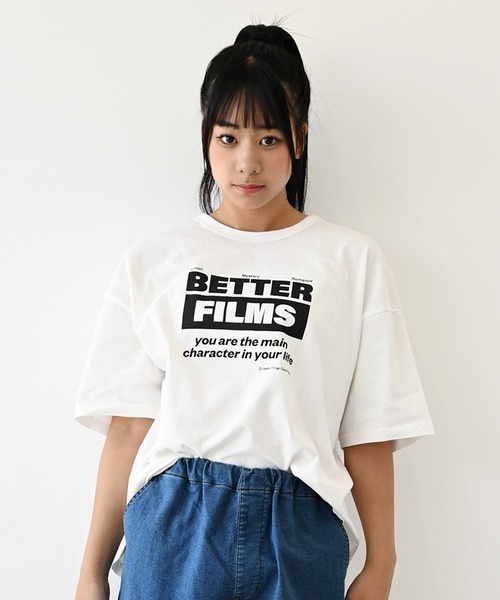 GENERATOR(ジェネレーター)の「ジェネレーター BETTER FILMS Tシャツ(Tシャツ/カットソー・レディース・ピンク/ホワイト/ブラック・F)」の1枚目の写真