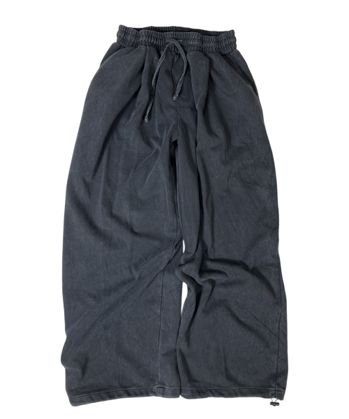 SK8ER ROCK(スケーターロック)の「Stars Vintage Washing Wide Pants ((washed black))(スウェットパンツ・レディース・その他・MEDIUM/LARGE)」の2枚目の写真
