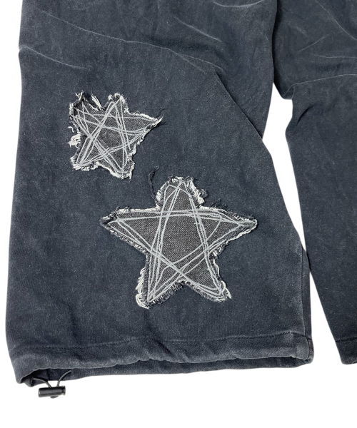 SK8ER ROCK(スケーターロック)の「Stars Vintage Washing Wide Pants ((washed black))(スウェットパンツ・レディース・その他・MEDIUM/LARGE)」の5枚目の写真