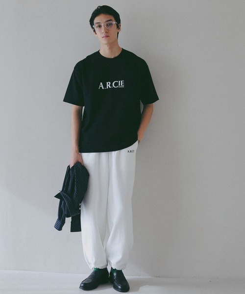 AMERICAN RAG CIE（アメリカンラグシー）の「【AMERICAN RAG CIE】 ロゴパンツ（ユニセックス）（スウェットパンツ・レディース・ブラック/ライトグレー/ホワイト・LARGE/MEDIUM）」の16枚目の写真