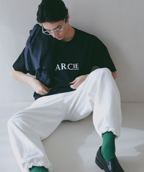 AMERICAN RAG CIE（アメリカンラグシー）の「【AMERICAN RAG CIE】 ロゴパンツ（ユニセックス）（スウェットパンツ・レディース・ブラック/ライトグレー/ホワイト・LARGE/MEDIUM）」の17枚目の写真