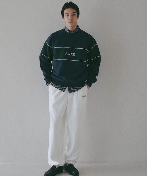 AMERICAN RAG CIE（アメリカンラグシー）の「【AMERICAN RAG CIE】 ロゴパンツ（ユニセックス）（スウェットパンツ・レディース・ブラック/ライトグレー/ホワイト・LARGE/MEDIUM）」の20枚目の写真