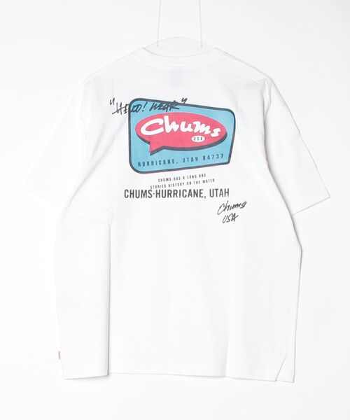 CHUMS(チャムス)の「CHUMS/チャムス バルーンチャムスTEE Balloon CHUMS TEE(Tシャツ/カットソー・メンズ・ブラック/ホワイト・S/L/M)」の3枚目の写真