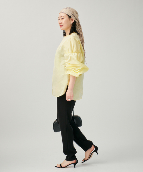SAQUI サキ Lemon Taffeta ブラウス 26SS12（シャツ/ブラウス）｜saqui