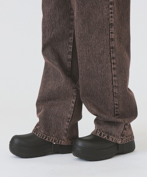 Ray BEAMS(レイビームス)の「デニムスカート レイヤード パンツ(デニムパンツ・レディース・ブルー系その他4/ダークブラウン・0/1)」の21枚目の写真