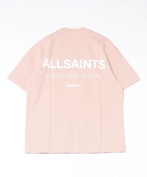 ALLSAINTS(オールセインツ)の「UNDERGROUND OVERSIZED CREW NECK T-SHIRT | アンダーグラウンド オーバーサイズ クルー ネック Tシャツ(Tシャツ/カットソー・メンズ・ピンク系その他・S/M/L/XS)」の8枚目の写真