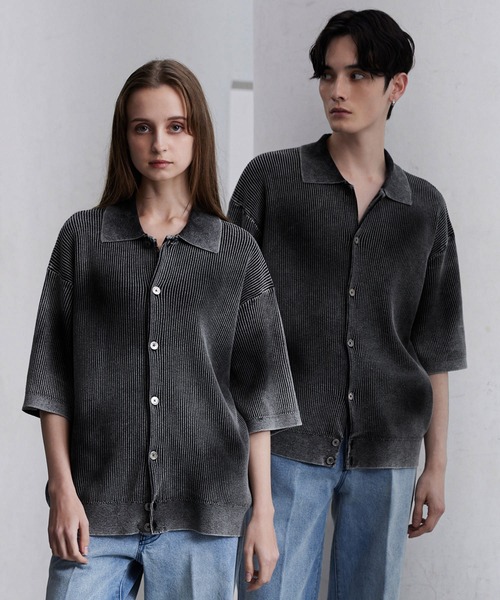 CLEL（クレイル）の「【CLEL】Basic/Spray Rib Knit Short Sleeve