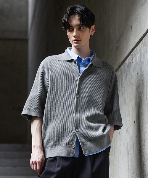 CLEL（クレイル）の「【CLEL】Basic/Spray Rib Knit Short Sleeve