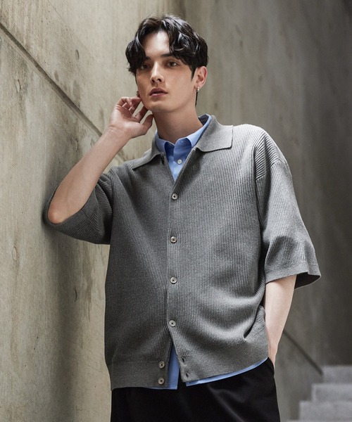 CLEL（クレイル）の「【CLEL】Basic/Spray Rib Knit Short Sleeve