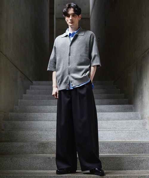 CLEL（クレイル）の「【CLEL】Basic/Spray Rib Knit Short Sleeve
