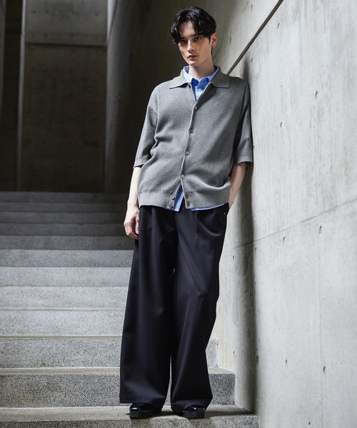 CLEL（クレイル）の「【CLEL】Basic/Spray Rib Knit Short Sleeve