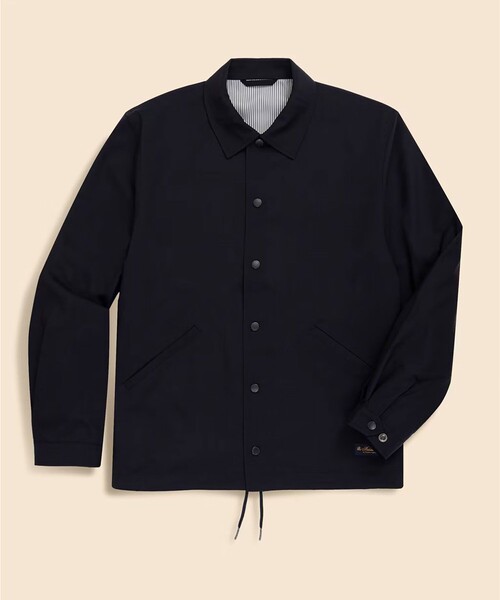 BROOKS BROTHERS(ブルックスブラザーズ)の「ウール/ポリエステル コーチジャケット(ブルゾン・メンズ・ネイビー・LARGE/MEDIUM/SMALL)」の2枚目の写真