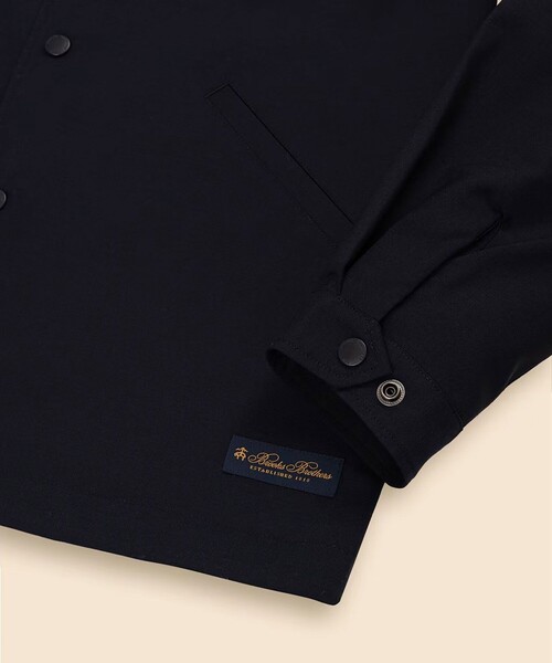 BROOKS BROTHERS(ブルックスブラザーズ)の「ウール/ポリエステル コーチジャケット(ブルゾン・メンズ・ネイビー・LARGE/MEDIUM/SMALL)」の4枚目の写真