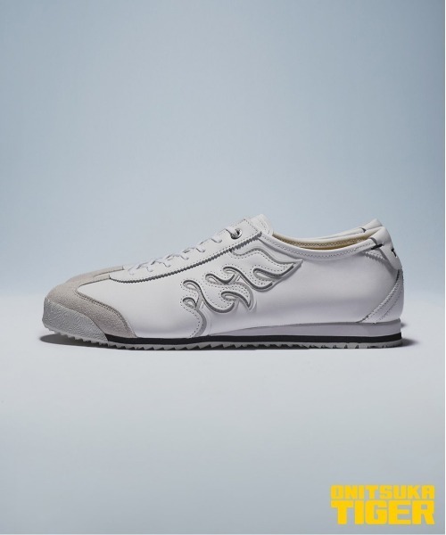 Onitsuka Tiger（オニツカタイガー）の「【ONITSUKA TIGER YELLOW COLLECTION】MEXICO 66 FIRE / メキシコ 66 ファイヤー（スニーカー・レディース・ホワイト/ブラック系/イエロー・22.5/24/23.5/23/29/28.5/28/27.5/27/26.5/26/25.5/25/24.5）」の2枚目の写真