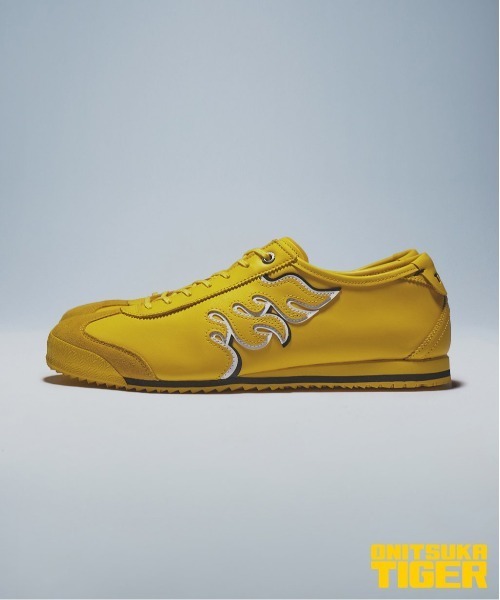 Onitsuka Tiger（オニツカタイガー）の「【ONITSUKA TIGER YELLOW COLLECTION】MEXICO 66 FIRE / メキシコ 66 ファイヤー（スニーカー・レディース・ホワイト/ブラック系/イエロー・22.5/24/23.5/23/29/28.5/28/27.5/27/26.5/26/25.5/25/24.5）」の3枚目の写真