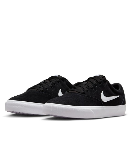 NIKE(ナイキ)の「NIKE ナイキ WS チャージ スエード IM4399-001(スニーカー・レディース・ブラック×ホワイト・23.0cm/23.5cm/24.0cm/24.5cm/25.0cm)」の1枚目の写真