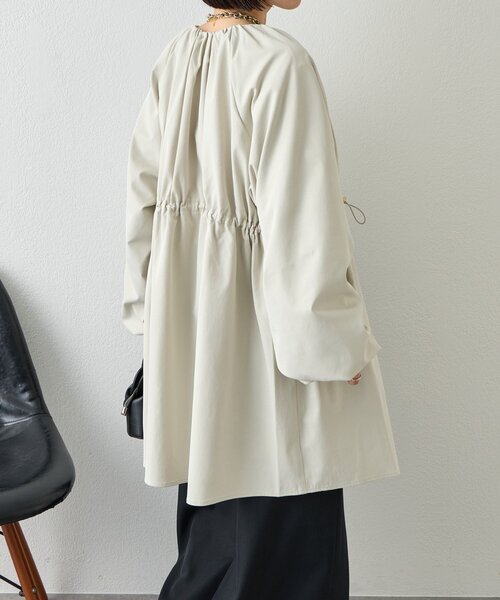 Jena espace merveilleux（ジェナ　エスパスメルヴェイユ）の「バルーンスリーブコート（その他アウター・レディース・カーキ/アイボリー・FREE）」の14枚目の写真