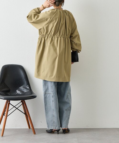 Jena espace merveilleux（ジェナ　エスパスメルヴェイユ）の「バルーンスリーブコート（その他アウター・レディース・カーキ/アイボリー・FREE）」の19枚目の写真