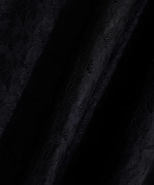 NATURAL BEAUTY BASIC（ナチュラルビューティーベーシック）の「◇レーススキッパーシャツワンピース（シャツワンピース・レディース・ブラック/オフホワイト・P/S/MEDIUM）」の11枚目の写真