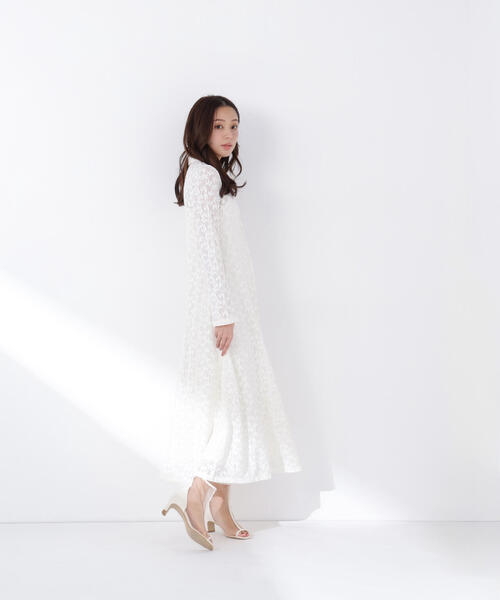 NATURAL BEAUTY BASIC（ナチュラルビューティーベーシック）の「◇レーススキッパーシャツワンピース（シャツワンピース・レディース・ブラック/オフホワイト・P/S/MEDIUM）」の14枚目の写真