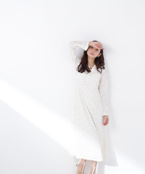 NATURAL BEAUTY BASIC（ナチュラルビューティーベーシック）の「◇レーススキッパーシャツワンピース（シャツワンピース・レディース・ブラック/オフホワイト・P/S/MEDIUM）」の15枚目の写真