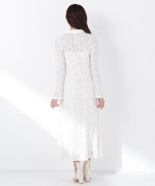 NATURAL BEAUTY BASIC（ナチュラルビューティーベーシック）の「◇レーススキッパーシャツワンピース（シャツワンピース・レディース・ブラック/オフホワイト・P/S/MEDIUM）」の20枚目の写真