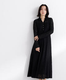 NATURAL BEAUTY BASIC | ◇レーススキッパーシャツワンピース(シャツワンピース)