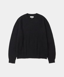 UNIFORM BRIDGE（ユニフォームブリッジ）の「hairy crew neck knit black（ニット/セーター）」