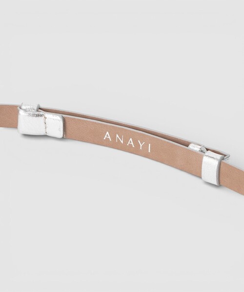 ANAYI(アナイ)の「ダブルリングスライドベルト(ベルト・レディース・レッド/ホワイト/ブラック/シルバー・FREE)」の14枚目の写真