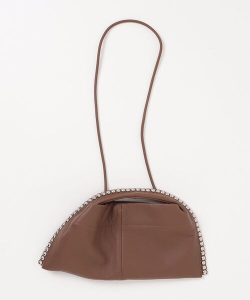 BIRTHDAY BAR（バースデイバー）の「カウレザースタッズミニバッグ BK（食器・レディース・ブラック/ブラウン・0）」の2枚目の写真