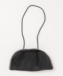 BIRTHDAY BAR | カウレザースタッズミニバッグ BK(食器)