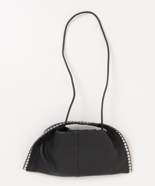 BIRTHDAY BAR（バースデイバー）の「カウレザースタッズミニバッグ BK（食器・レディース・ブラック/ブラウン・0）」の3枚目の写真