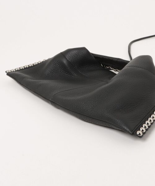 BIRTHDAY BAR（バースデイバー）の「カウレザースタッズミニバッグ BK（食器・レディース・ブラック/ブラウン・0）」の4枚目の写真