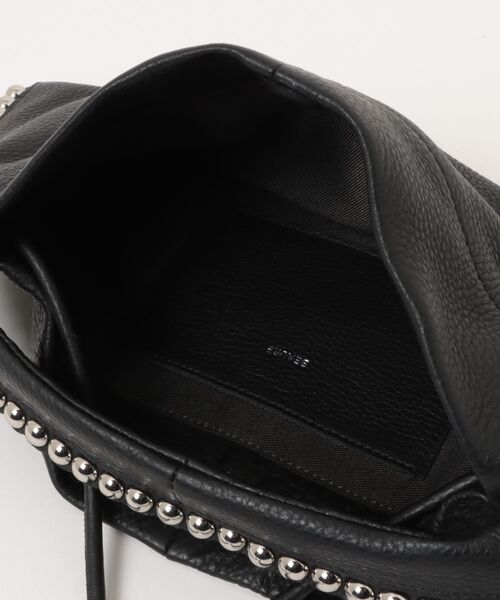 BIRTHDAY BAR（バースデイバー）の「カウレザースタッズミニバッグ BK（食器・レディース・ブラック/ブラウン・0）」の5枚目の写真