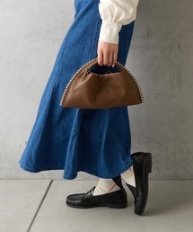 BIRTHDAY BAR（バースデイバー）の「≪ZOZOTOWN限定≫ カウレザースタッズミニバッグ（クラッチバッグ）」