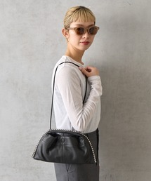 BIRTHDAY BAR（バースデイバー）の「≪ZOZOTOWN限定≫ カウレザースタッズミニバッグ（クラッチバッグ）」