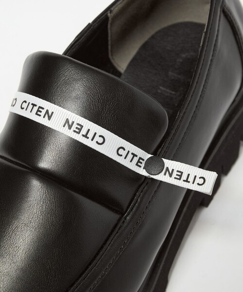 CITEN（シテン）の「＜CITEN＞トラックソールローファー（ローファー・レディース・ブラック・L/M/S）」の10枚目の写真