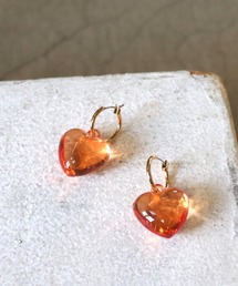 Three Four Time（スリーフォータイム）の「カラフルハートフープピアス（ピアス（両耳用））」