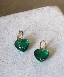 Three Four Time（スリーフォータイム）の「カラフルハートフープピアス（ピアス（両耳用））」