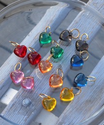 Three Four Time（スリーフォータイム）の「カラフルハートフープピアス（ピアス（両耳用））」