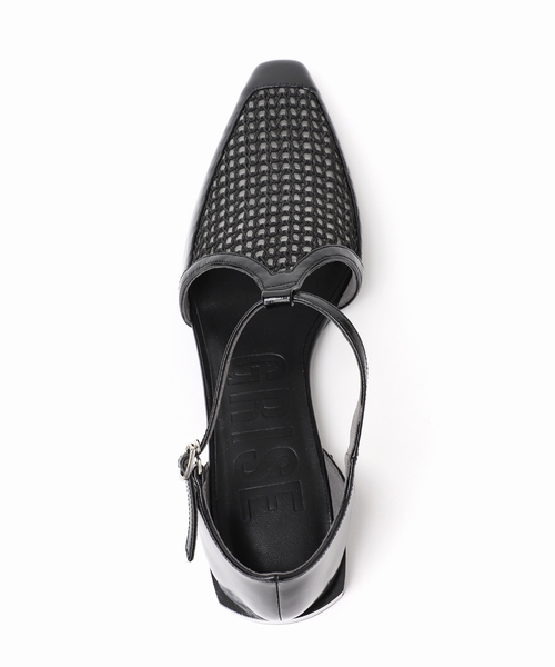 GRISE（グリーズ）の「GRISEナロースクエアコンビTストラップセパレートフラット（その他シューズ・レディース・ブラック/アイボリー・23cm/22.5cm/22cm/25cm/24.5cm/24cm/23.5cm）」の11枚目の写真