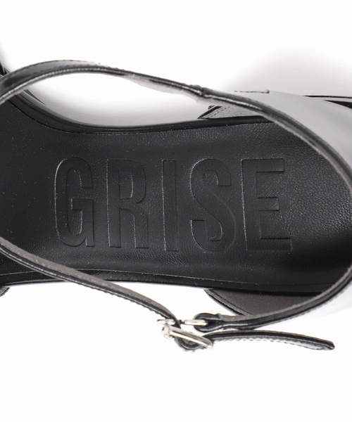 GRISE（グリーズ）の「GRISEナロースクエアコンビTストラップセパレートフラット（その他シューズ・レディース・ブラック/アイボリー・23cm/22.5cm/22cm/25cm/24.5cm/24cm/23.5cm）」の14枚目の写真