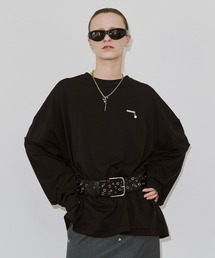 JOSE MOON（ジョゼムーン）の「PEARL LONG SLEEVE TSHIRT/パールロングスリーブTシャツ（Tシャツ/カットソー）」