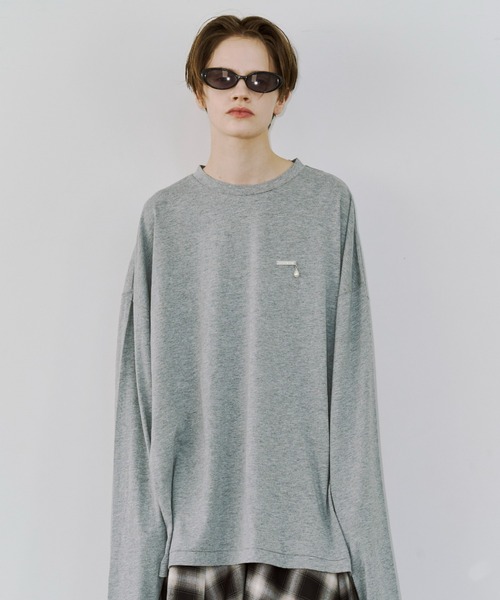 JOSE MOON（ジョゼムーン）の「PEARL LONG SLEEVE TSHIRT/パールロングスリーブTシャツ（Tシャツ/カットソー・レディース・ホワイト/グレー/ブラック・FREE）」の20枚目の写真