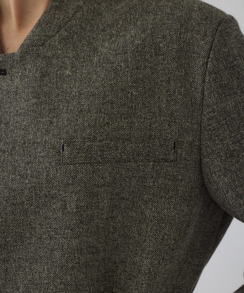 RIM.ARK(リムアーク)の「【RIM.ARK/リムアーク】Metal belt box jacket/メタルベルトボックスジャケット(テーラードジャケット・レディース・ライトブラウン/グレー・FREE)」の20枚目の写真