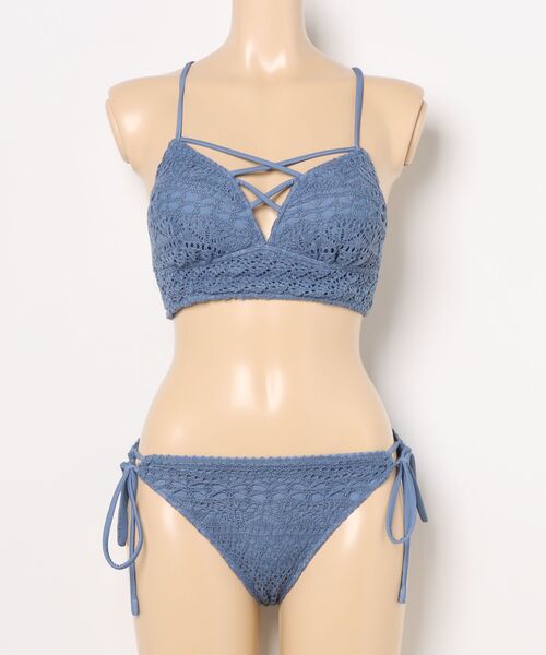 ニットクロッシェストラッピーブラビキニ【Beach Queen（ビーチ