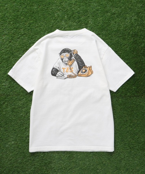 The Endless Summer(エンドレスサマー)の「TES PIZZA DELIVERY TEE/ Tシャツ(Tシャツ/カットソー・メンズ・アイボリー/ホワイト/グリーン系その他3・XX-LARGE/X-LARGE/LARGE/MEDIUM/SMALL)」の7枚目の写真