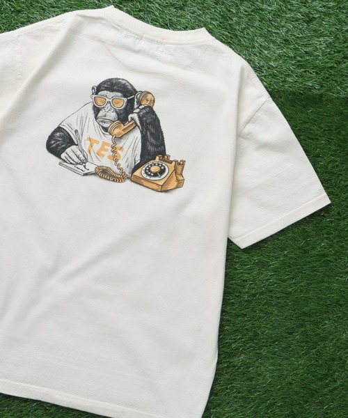 The Endless Summer(エンドレスサマー)の「TES PIZZA DELIVERY TEE/ Tシャツ(Tシャツ/カットソー・メンズ・アイボリー/ホワイト/グリーン系その他3・XX-LARGE/X-LARGE/LARGE/MEDIUM/SMALL)」の10枚目の写真