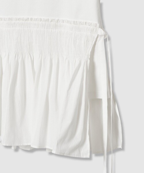 allureville（アルアバイル）の「刺繍プリーツペプラムプルオーバー（Tシャツ/カットソー・レディース・オフホワイト/ブラック/ブルー・2）」の12枚目の写真